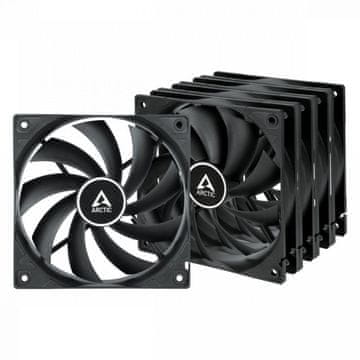 Arctic Cooling F12 Black Value pack (5kosov) Ventilator za ohišje (120 mm, 1350 RPM) (ACFAN00248A)
