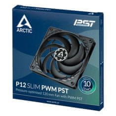 Arctic P12 Slim PWM PST Ventilator za ohišje (120 mm, 300-2100 RPM, PWM) (ACFAN00187A)