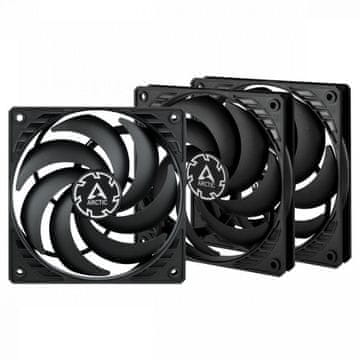 Arctic Cooling P12 Slim PWM PST (3 kosi) Ventilator za ohišje (120 mm, 300-2100 RPM, PWM) (ACFAN00275A)
