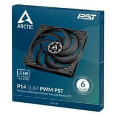 Arctic Cooling P14 SLIM PWM PST Ventilator za ohišje (140 mm, 150-1800 RPM, PWM) (ACFAN00268A)