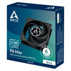 Arctic Cooling P8 MAX (Black) Ventilator za ohišje (80 mm, 500-5000 RPM, PWM) (ACFAN00286A)