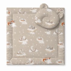 MY SWEET BABY Odeja in vzglavnik z medvedkom - 2-delni komplet - Twinkle Woodland