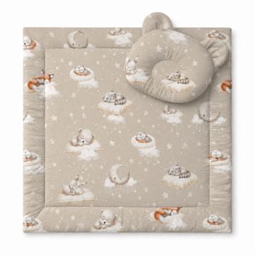 MY SWEET BABY Odeja in vzglavnik z medvedkom - 2-delni komplet - Twinkle Woodland