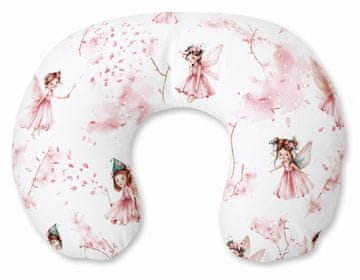 Bobono Blazina za dojenje v obliki fižola + snemljiva prevleka - Blossom Fairies