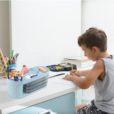 EE Večnamenski organizator za pisarniško kozmetiko s predali