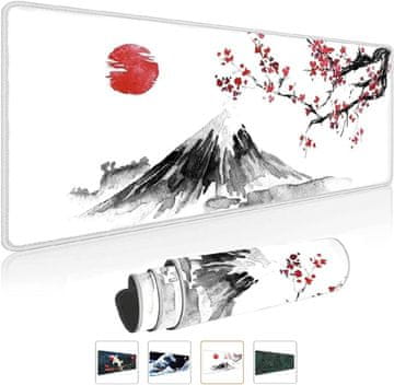 Igralna podloga Sakura XXL 80x30cm vodoodporna protizdrsna BELA
