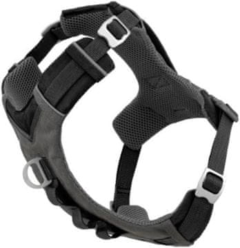 Ovratnica za pse za tek in hojo, velikost S 5-11 kg, ČRNE barve