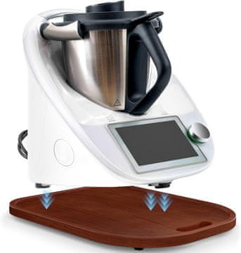 Leseno stojalo za Thermomix Thermomix TM5 TM6 Masivna plošča TEMNA