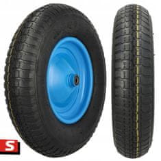 Kolo za samokolnico 4.00-8 2PR + 12 mm os