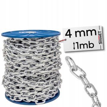 Veriga D1 s kratkimi členi 4 mm 1MB