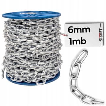 Veriga D1 s kratkimi členi 6 mm 1MB