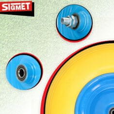 Kolo za samokolnico 400-8 poliuretan POLNO + 12 mm os