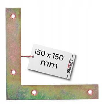 Okenski kot 150 mm + vijaki
