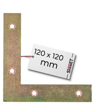 Okenski kot 120 mm + vijaki