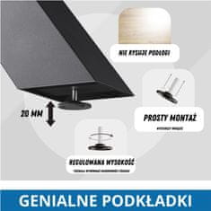 CM Furniture 2 kosa antracitnih kovinskih nog za mizo, višina 72 cm, širina 60 cm, podnožje mize, jeklene noge v obliki črke X, enostavna montaža DIY za klop, jedilnico, klubsko mizico, vrtno mizo