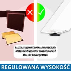 CM Furniture 2 kosa kovinskih nog za mizo, bele barve, višina 72 cm, širina 80 cm, podnožje mize, jeklene noge v obliki črke X, enostavna montaža DIY za klop, jedilnico, klubsko mizico, vrtno mizo