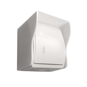 Zaščitni pokrov za vtičnico 75x85 mm bel