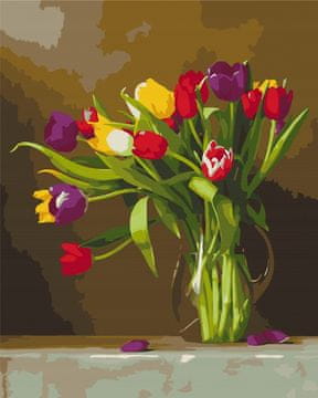 Pobarvaj! Tulipani 40x50 cm