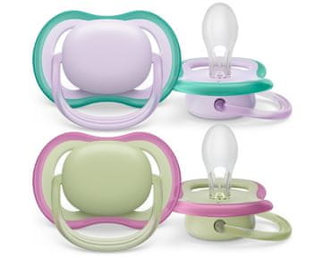 Philips Avent ortodontska silikonska duda 0+