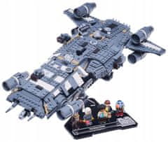 Črna podlaga iz kock za LEGO 75374 Vojna zvezd - Oniksov pepel