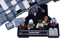 Črna podlaga iz kock za LEGO 75374 Vojna zvezd - Oniksov pepel