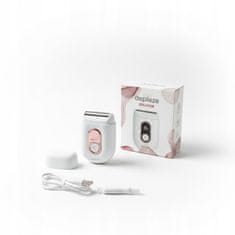Depilaze Ženski brivnik, epilator, mini prirezovalnik za telo, bikini, noge, pazduhe, vodoodporen, USB, Zora
