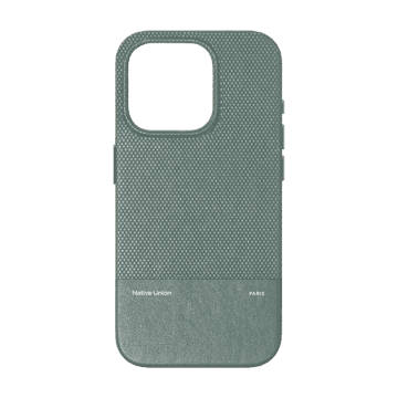 DE Native Union (RE)Classic Case - zaščitni ovitek, združljiv z MagSafe, za iPhone 16 (skrilasto zelen)