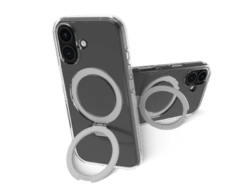 dbramante1928 Iceland Ultra D3O MS Kick - zaščitni ovitek s stojalom za iPhone 16, združljiv z MagSafe (prozoren)