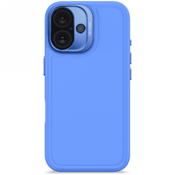 Zaščitni ovitek Decoded AntiMicrobial Silicone Stacks Backcover - MagSafe združljiv silikonski ovitek za iPhone 16 (Super Sonic)