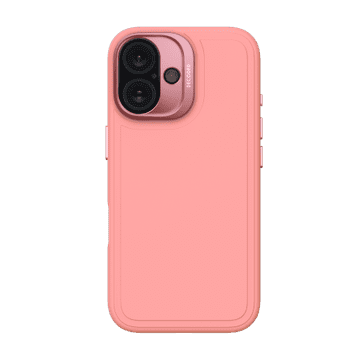 Zaščitni ovitek Decoded AntiMicrobial Silicone Stacks Backcover - MagSafe združljiv silikonski ovitek za iPhone 16 (žvečilni gumi)