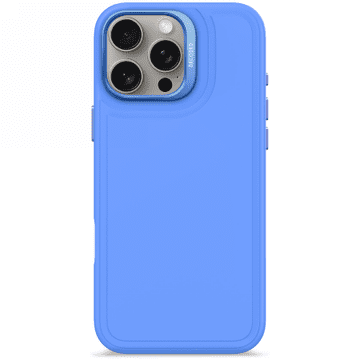 Zaščitni ovitek Decoded AntiMicrobial Silicone Stacks Backcover - MagSafe združljiv silikonski ovitek za iPhone 16 Pro Max (Super Sonic)