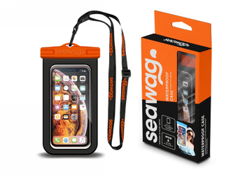 Seawag Element Proof Case - vodoodporni ovitek za telefon (črn/oranžen)
