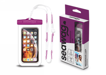 Seawag Element Proof Case - vodoodporni ovitek za telefon (bel/vijoličen)