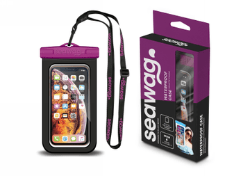 Seawag Element Proof Case - vodoodporni ovitek za telefon (črn/vijoličen)