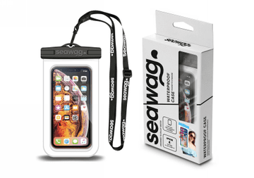 Seawag Element Proof Case - vodoodporni ovitek za telefon (bel/črn)