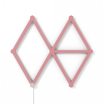 Nanoleaf Lines 60 degrees Skin - prekrivni svetlobni trakovi 60 stopinj (9 kosov) (roza-mat)