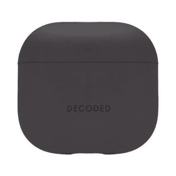 Decoded Silicone Aircase - silikonski zaščitni ovitek za AirPods 4 (temno rjav)