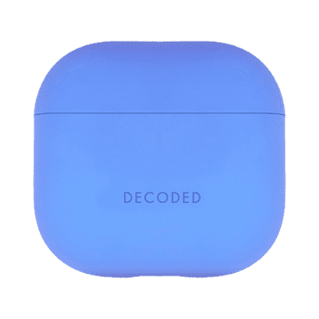 Decoded Silicone Aircase - silikonski zaščitni ovitek za AirPods 4 (moder)