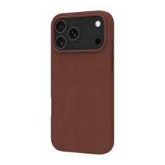 dbramante 1928 Lynge MS - usnjen ovitek za iPhone 17 Pro Max, združljiv z MagSafe (temno rjav)