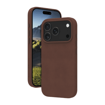 dbramante 1928 Roskilde MS - usnjen ovitek za iPhone 17 Pro, združljiv z MagSafe (temno rjav)