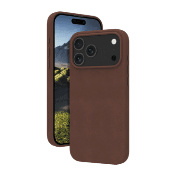 dbramante 1928 Roskilde MS - usnjen ovitek za iPhone 17 Pro Max, združljiv z MagSafe (temno rjav)