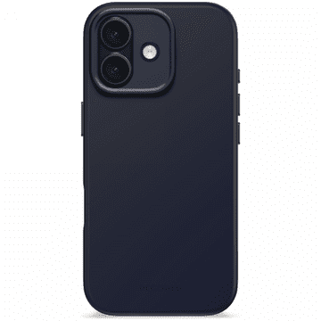 Silikonski ovitek Decoded AntiMicrobial Backcover - zaščitni ovitek iz silikona MagSafe za iPhone 17 (modro moder)