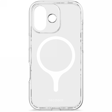 Decoded DropTec Transparent Backcover - zaščitni ovitek za iPhone 17, združljiv z MagSafe (prozoren)