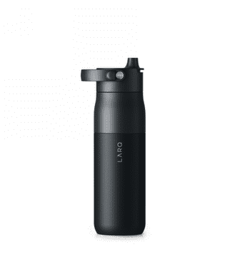 LARQ steklenica PureVis 2 - inteligentna, samočistilna filtrirna steklenica, UV-C lučka 680 ml (obsidiansko črna)