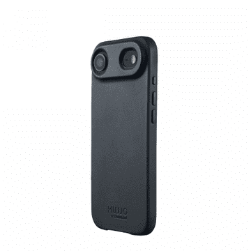 Mujjo usnjen ovitek - usnjen ovitek, združljiv z MagSafe, za iPhone Air (bazalt)