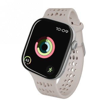 Decoded Silicone Ares O Band - silikonski pašček za Apple Watch 38/40/41/42 mm (glina)