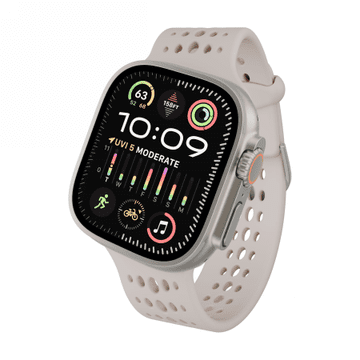 Decoded Silicone Ares O Band - silikonski pašček za Apple Watch 44/45/46/49mm/ Ultra 1&2 (glina)