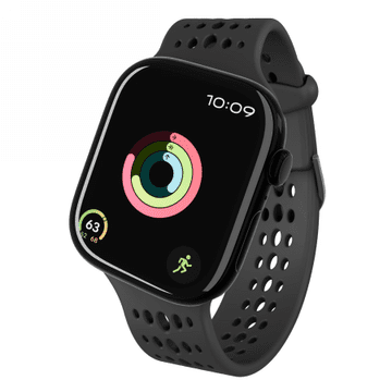 Decoded Silicone Ares O Band - silikonski pašček za Apple Watch 38/40/41/42 mm (črn)