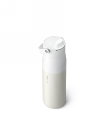 LARQ termo steklenica s slamico 680 ml (granitno bela)