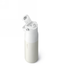 LARQ termo steklenica s slamico 680 ml (granitno bela)